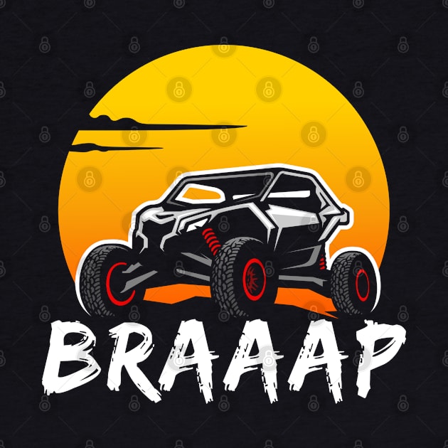 Funny All Terrain Off Road Braaap by Funky Prints Merch